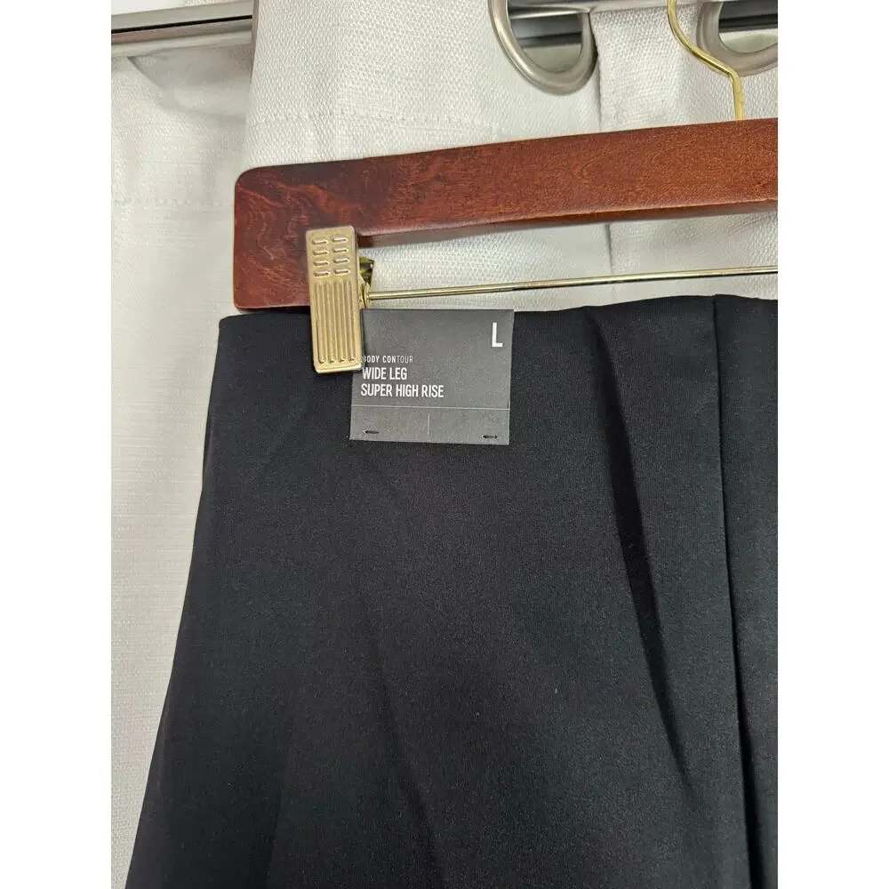 Express Body Contour Wide Leg Pants High Rise Sculpt Compression NWT - Picture 4 of 6